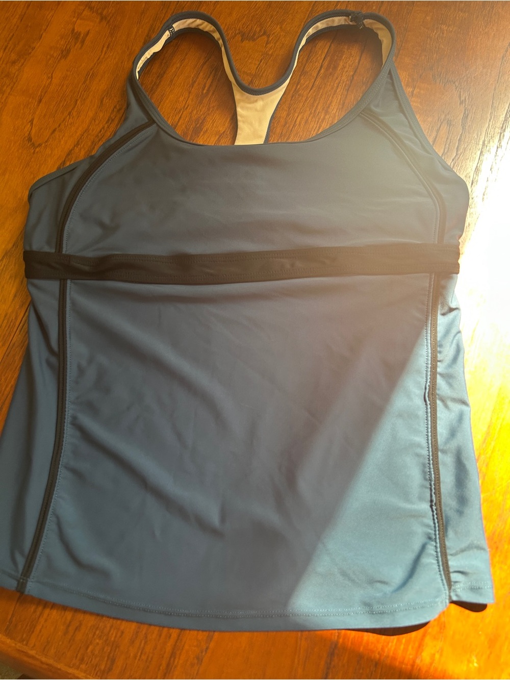 Active Racerback Tank Tops - Pink & Slate - Picture 3 of 5